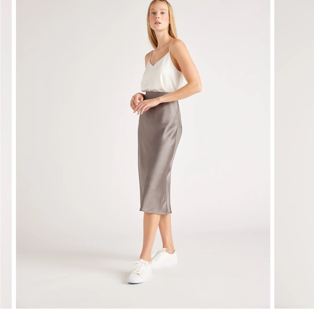 Quince 100% Silk Women's Skirt